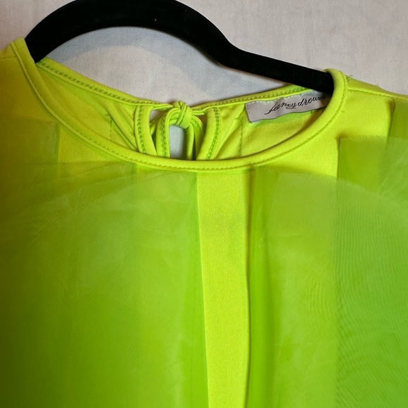 Neon Green Women's top - Picture 7 of 9